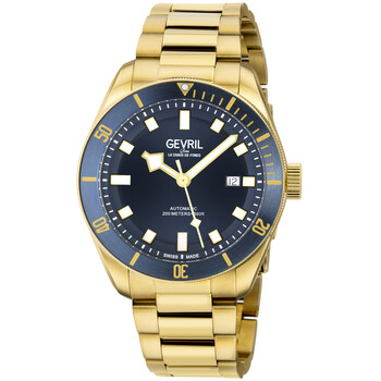 Yorkville Swiss Automatic Blue Dial Diver Watch