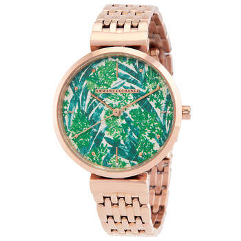 ZOE Quartz Green Dial Watch AX5915