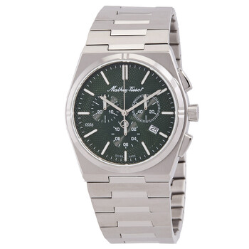 Zeus Chronograph Quartz Green Dial Watch H118CHAV