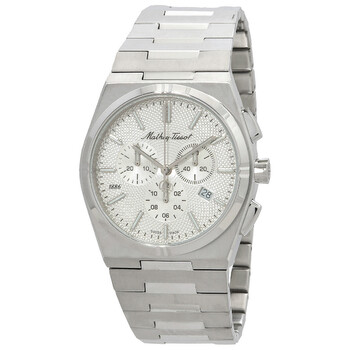 Zeus Chronograph Quartz Silver Dial Watch H118CHAS
