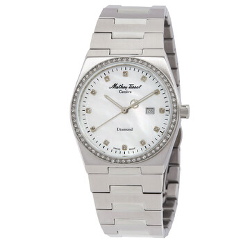 Zeus Lady Diamond Quartz White Dial Watch D118SAI