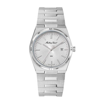 Zeus Silvertone Dial Watch D118AS