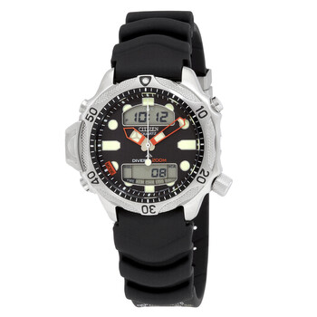 qualand Diver Depth Meter Promaster Black Dial Watch JP101000E