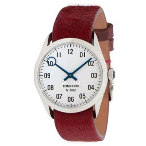 002 Quartz White Dial Watch TF0120146437 RED