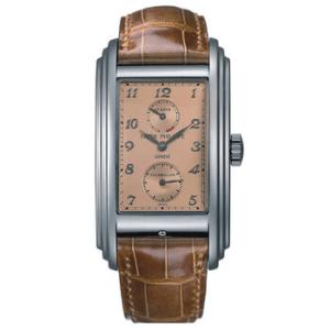 10 Day Tourbillon Rose Gold Dial Brown Leather Watch 5101P