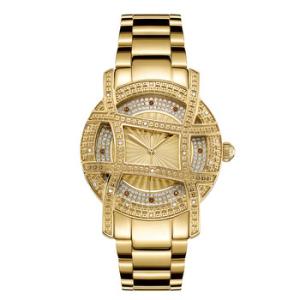 10 YR Anniversary Womens Olympia 0.20 ctw Diamond 18K Goldplated  Watch JB621410B