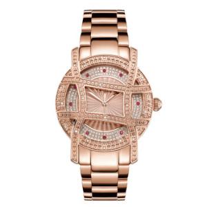 10 YR Anniversary Womens Olympia 0.20 ctw Diamond 18K Rose Goldplated  Watch JB621410A