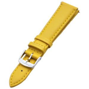 17 mm Yellow Leather Watch Band L600159511