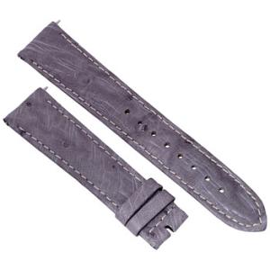 20 MM Matte Agate Ostrich Leather Strap