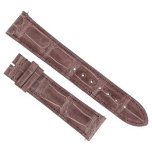 20 MM Shiny Mauve Alligator Leather Strap