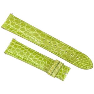 21 MM Lime Green Alligator Leather Strap