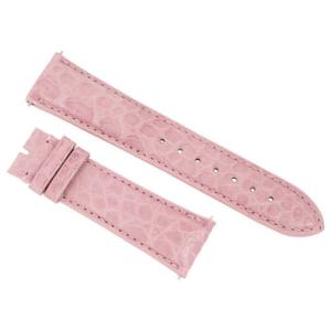 21 MM Matte Pink Alligator Leather Strap
