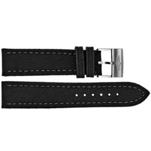 24mm Black Canvas Strap 104W