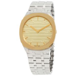 25H Quartz Gold Dial Watch YA163403