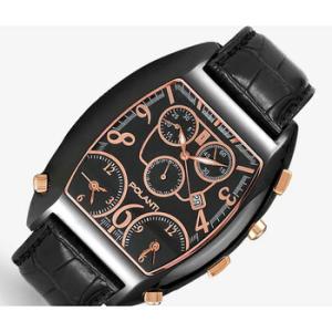 3TZone Chronograph Quartz Rose Gold Dial Watch PL2400IPBKRG