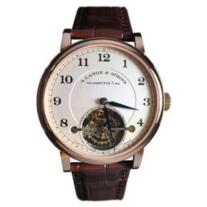 A. Lange and Sohne 1815 Tourbillon Silver Dial 18K Rose Gold Watch
