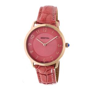 Abby Coral Dial Coral Leather Watch BR6807