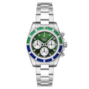 Accelero Rainbow Chronograph Quartz Green Dial Watch DX206488