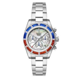 Accelero Rainbow Chronograph Quartz White Dial Watch DX206411