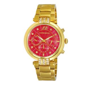 Adelina GMT Quartz Red Dial Watch CL1G03RDJ