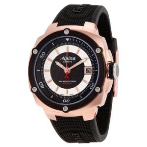 Adventure Extreme Black and Silver Dial Rubber Watch AL525LBS3AE4