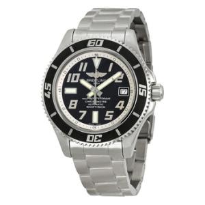 Aeromarine Superocean Black Dial Watch A1736402BA29SS