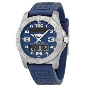 Aerospace Blue Dial Blue Rubber Watch E7936310C869BLPT