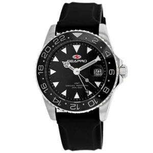 Agent Quartz Black Dial Watch SP0121