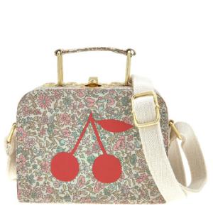 Aimane Cherry Print Top Handle Bag