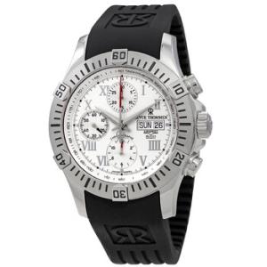 Air speed Chronograph Automatic Silver Dial Watch