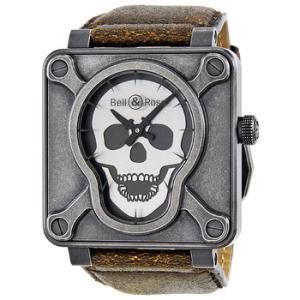 Airborne II Automatic Stainless Steel Brown Leather Watch BR0192AIRBORNEII