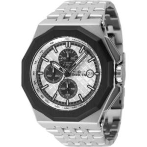 Akula Chronograph Date Quartz Silver Dial Watch