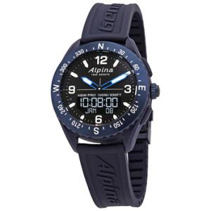 Alpiner X Quartz Black Dial Smart Watch AL283LBN5NAQ6