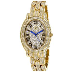 Amore Quartz Gold Dial Watch CV7231