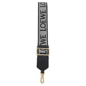 Anagram Strap In Jacquard And Calfskin