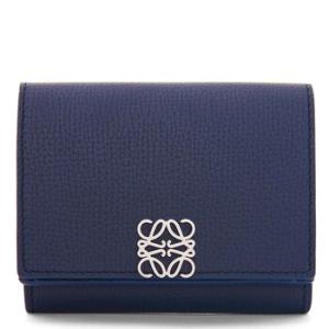 Anagram Trifold Wallet in Abyss Blue