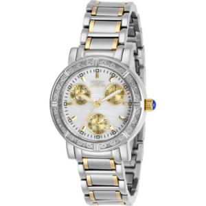 Angel Crystal White Mother of Pearl Dial Watch