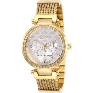 Angel Crystal White Mother of Pearl Dial Watch