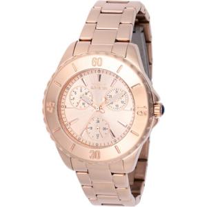 Angel GMT Quartz Rose Gold Dial Watch