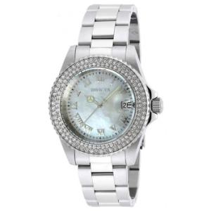 Angel Mother of Pearl Dial Stainless Steel Watch