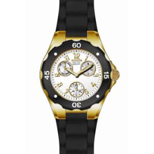 Angel MultiFunction Light Dial Black Silicone Watch