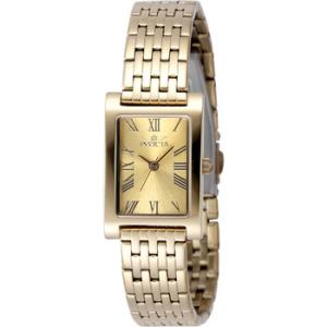 Angel Quartz Gold Dial Watch