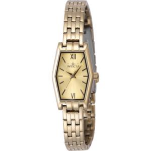 Angel Quartz Gold Dial Watch