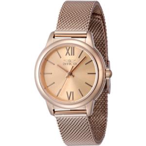Angel Quartz Rose Gold Dial Watch