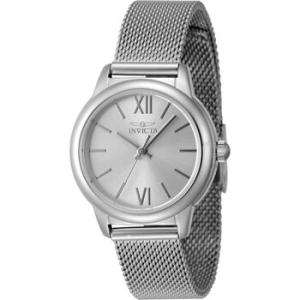 Angel Quartz Silver Dial Watch