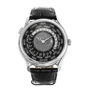 Anniversary Series World Time Moon Automatic Black Dial Watch 5575G001