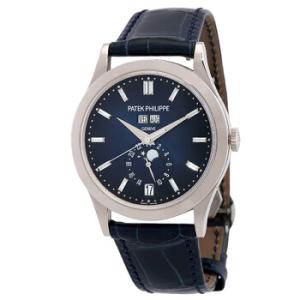 Annual Calendar Automatic Baguette Blue Dial Watch 5396G017