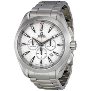 Aqua Terra White Dial Chronograph Automatic Watch