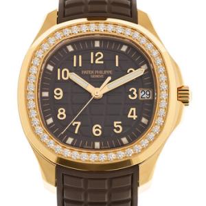 Aquanaut Luce Automatic Diamond Brown Dial Watch 5268200R010