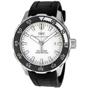 Aquatimer Automatic 2000 White Dial Black Rubber Strap Watch